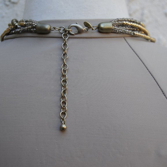 Chico's Earthtone Multi Strand Necklace - Picture 4 of 4
